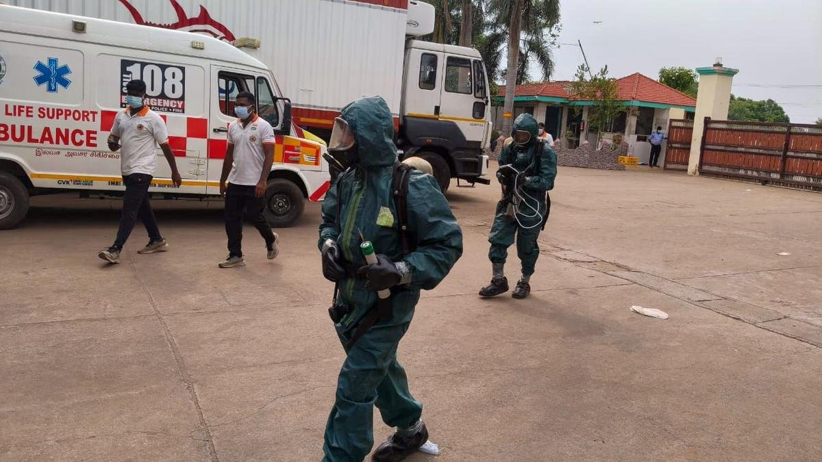 Ammonia gas leak in Tamil Nadu