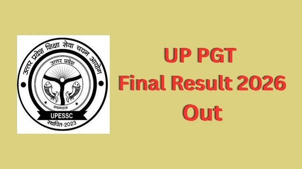 UP PGT Final Result 2026