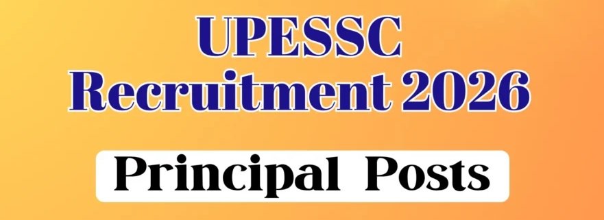 UPESSC UP Principal Online Form 2026