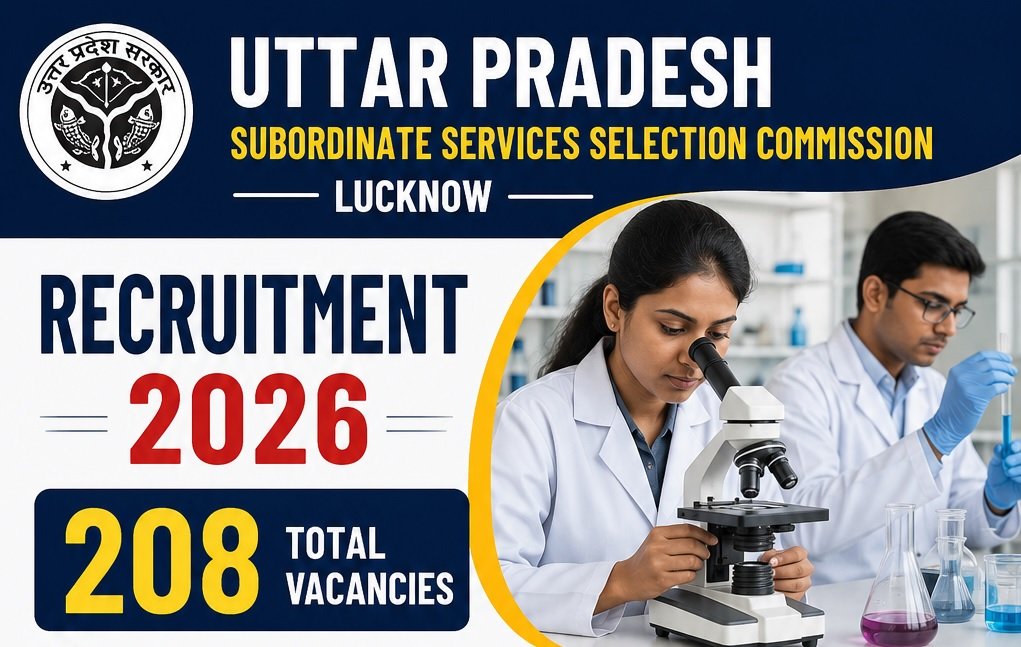 UPSSSC Forensic Science Laboratory Recruitment 2026