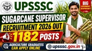 UPSSSC UP Ganna Parvekshak Cane Supervisor Online Form 2026